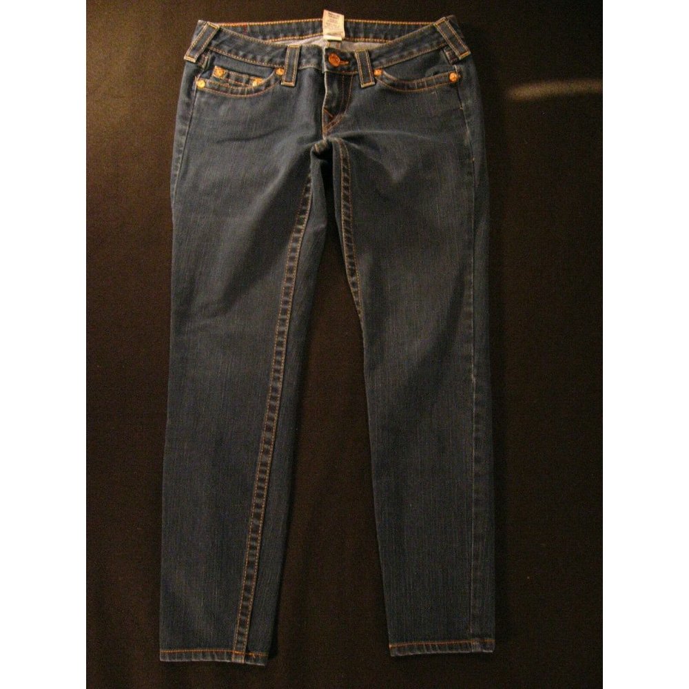 TRUE RELIGION Owen Women's Jeans 29 x 28 Tag: 29 Blue Denim Skinny